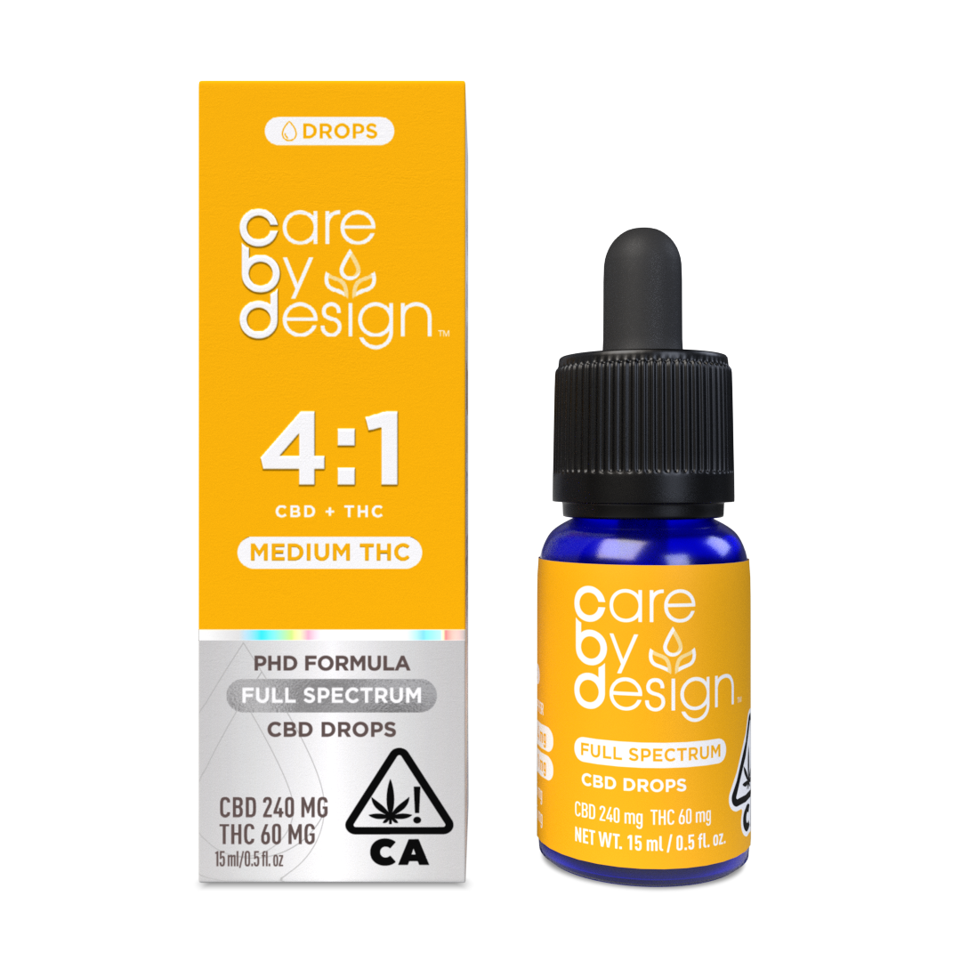 Photograph of product: Care By Design - 15mL Tincture - 4:1 CBD:TH-oui
