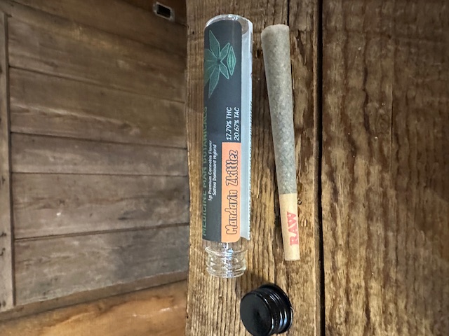 Photograph of Product: VT Medicine Man Botanicals Mandarin Zkittles Pre-Roll