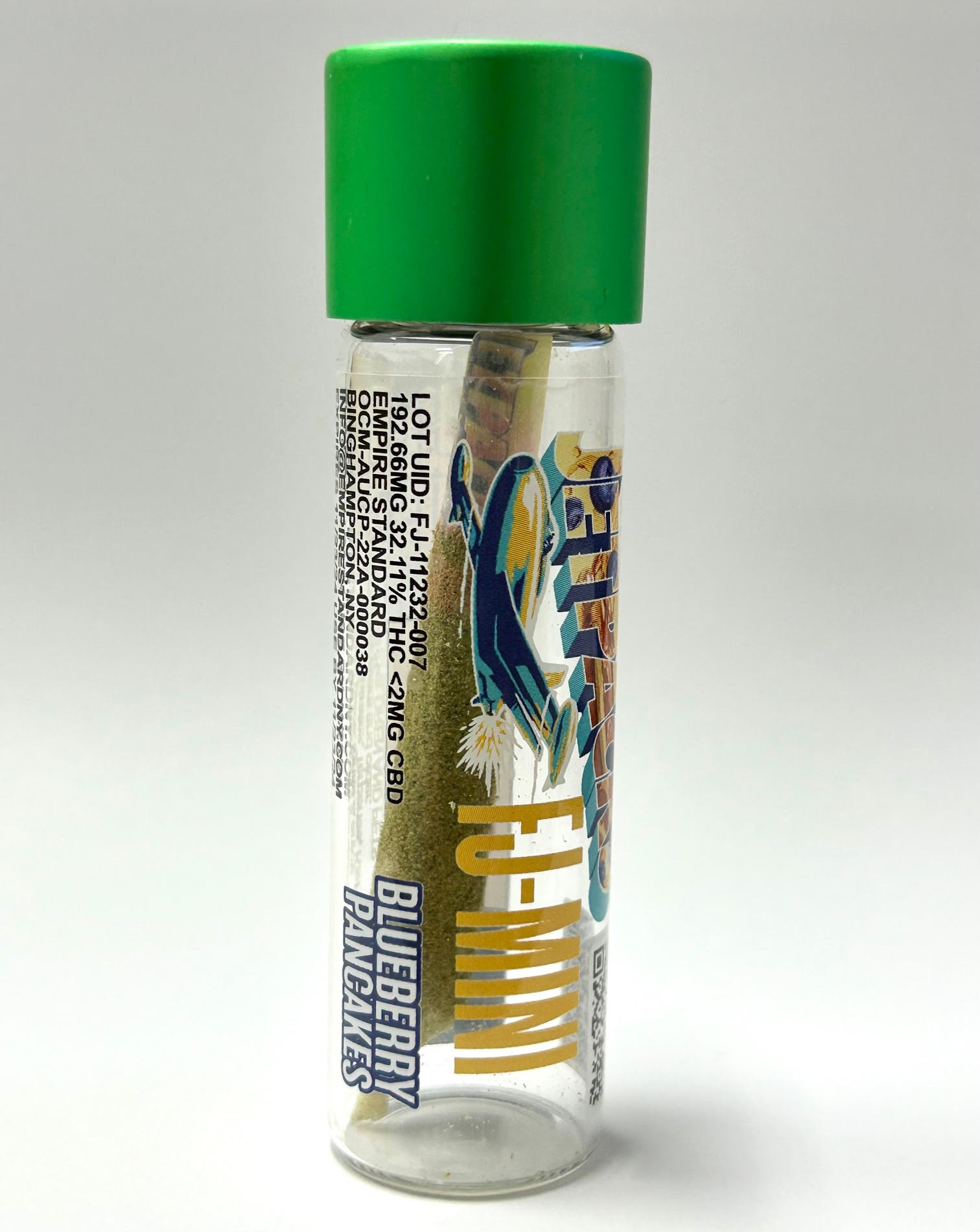 Photograph of product: Jetpacks FJ-Mini Infused PreRoll Single - Blueberry Pancakes