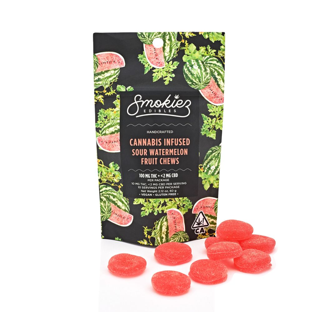 Photograph of product: SOUR WATERMELON 100MG - SMOKIEZ