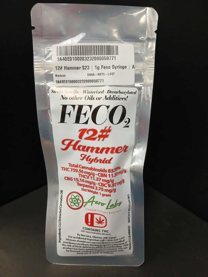 Photograph of product: 12# Hammer $23 Feco Syringe | Aero Labs