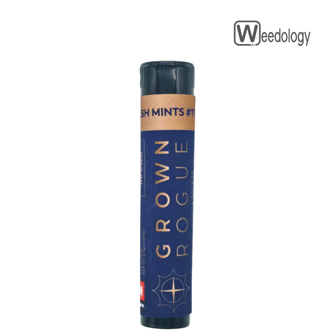 Photograph of product: Grown Rogue 2pk KUSH MINTS #11 0.75g Infused Pre-Rolls