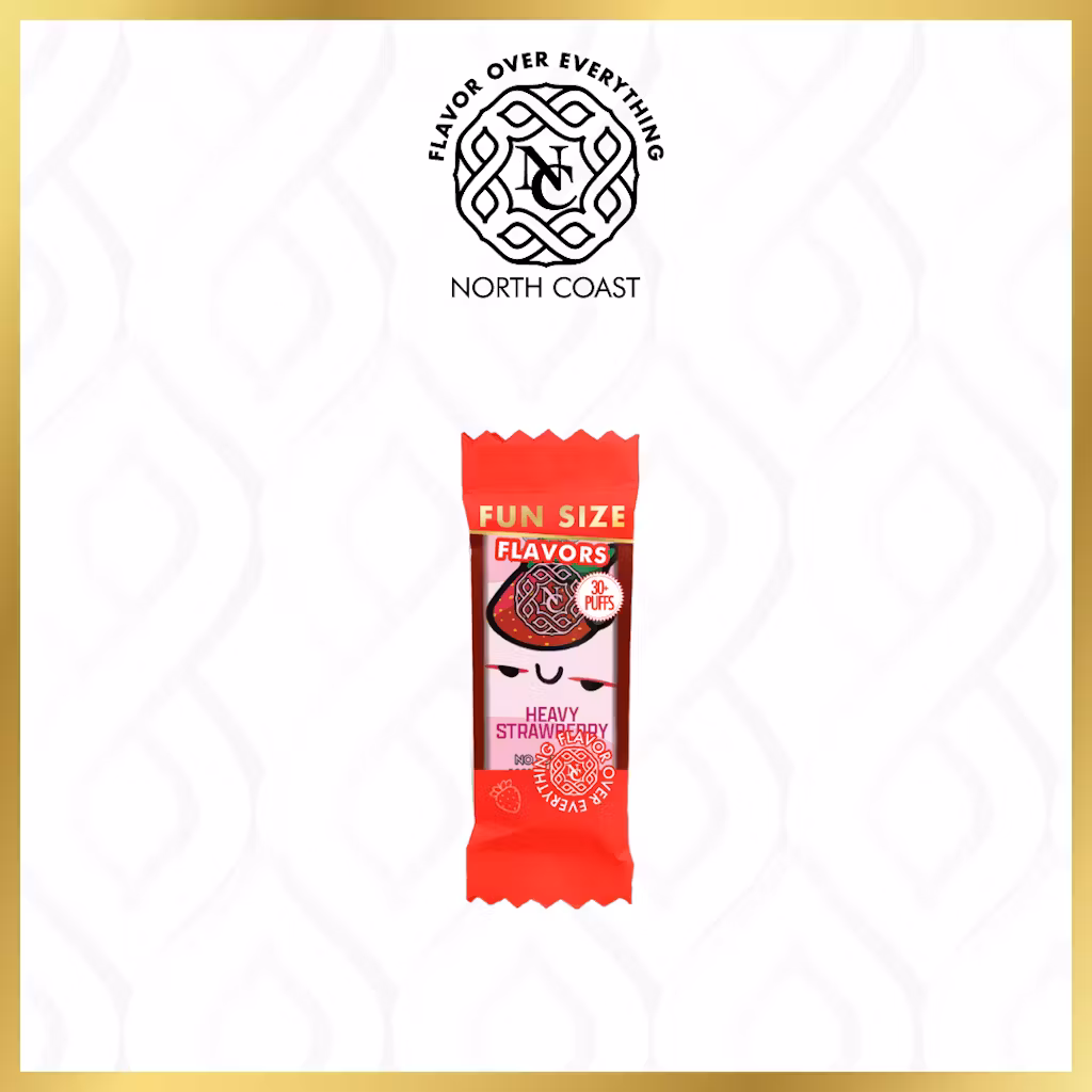 Photograph of product: North Coast - .5g King Size au chocolat Rosin Disposable Vape - Super Buff Cherry