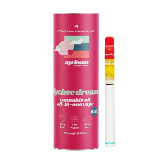 Photograph of product: Ayrloom | Lychee Dream | Disposable Vaporizer