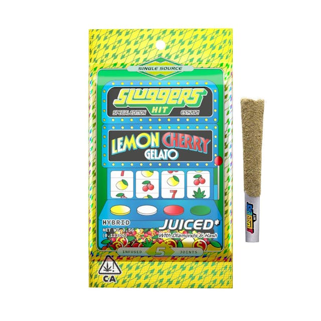 Photograph of product: Lemon Cherry Gelato - 5pk/3.5g Blunt Pack - 