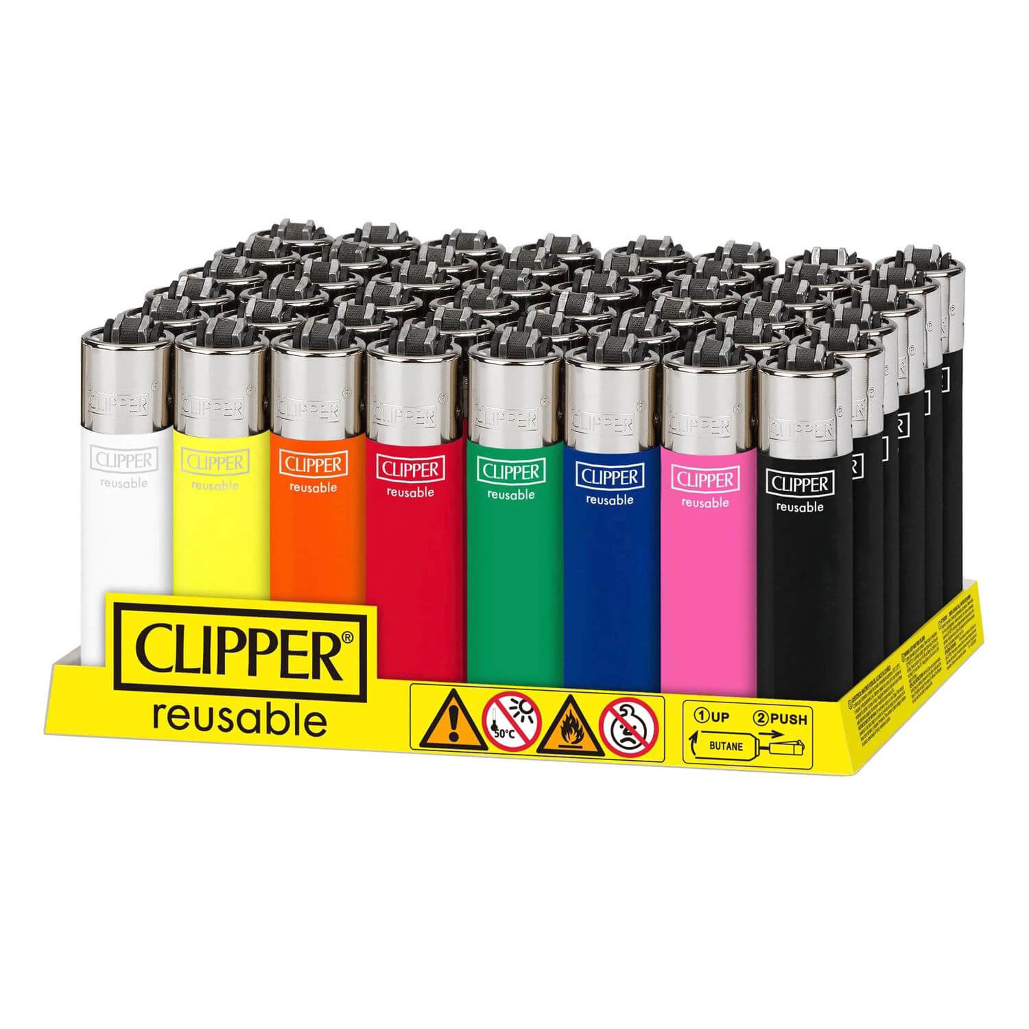 Photograph of product: Classic Large Clipper Lighter- Assorted Colors