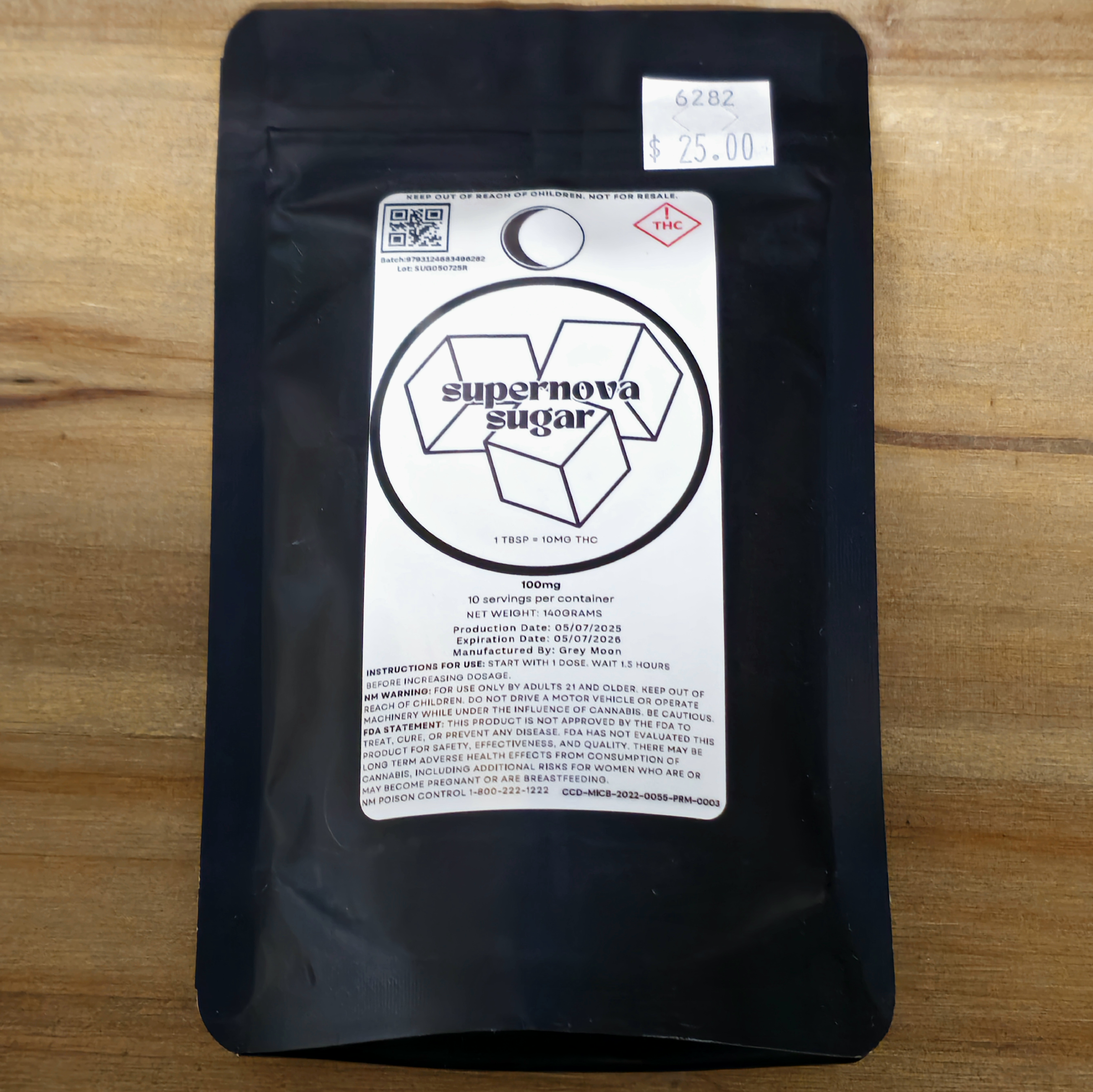 Photograph of product: Supernova Sugar | 100MG | 6282