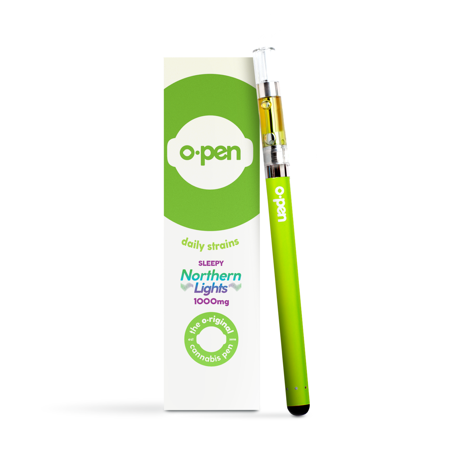 Photograph of product: Daily Strains Northern Lights Sleepy Cartridge | 1g