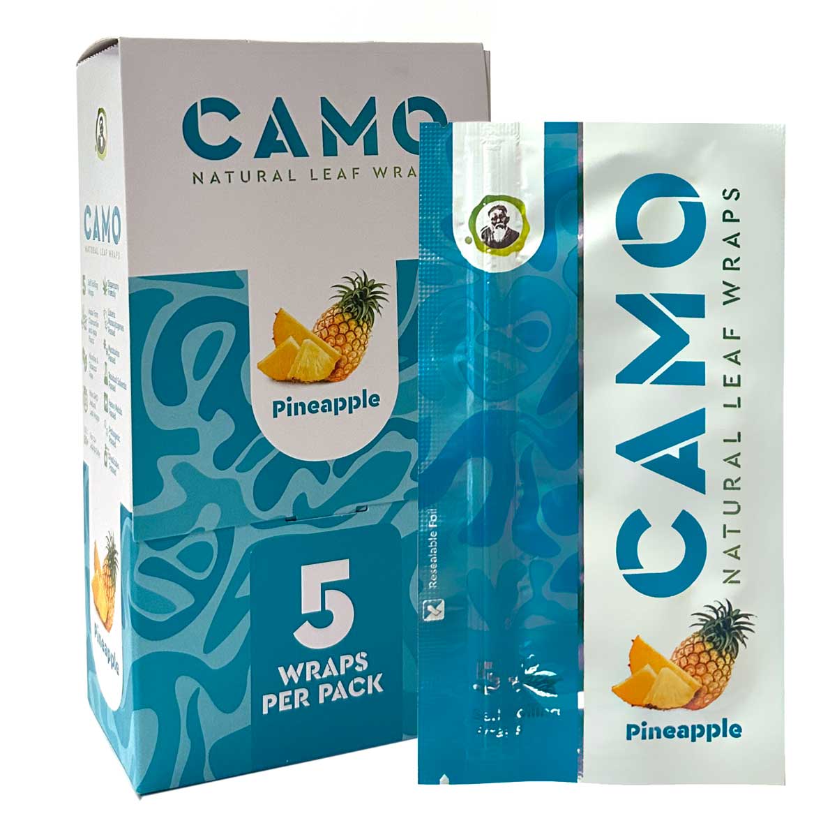 Photograph of product: Camo | Pineapple Natural Leaf Wrap 5pk