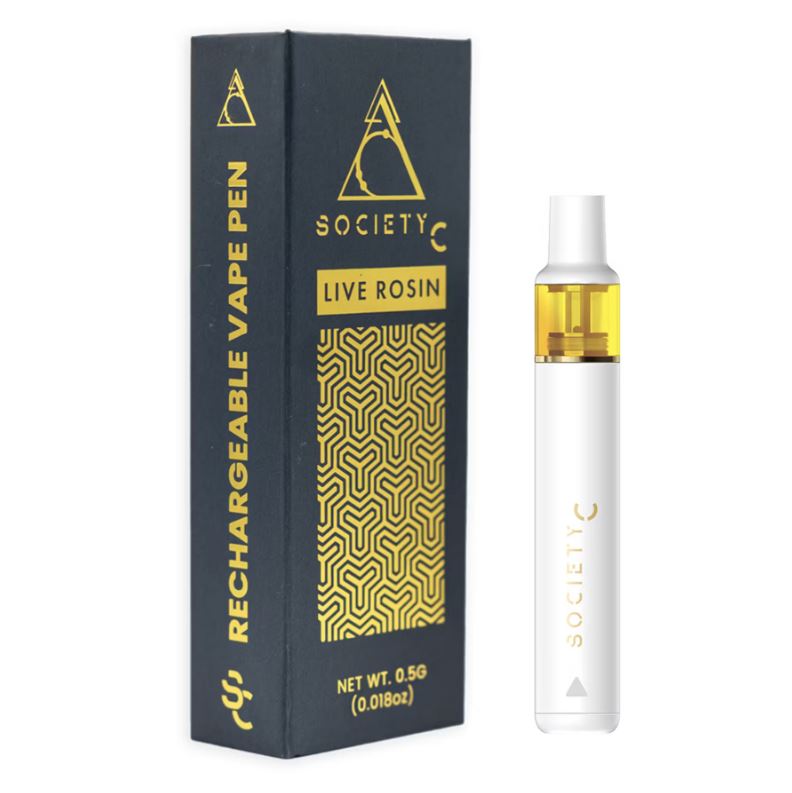 Photograph of product: Society C - Live Rosin AIO Vape - .5g - Triple Burger