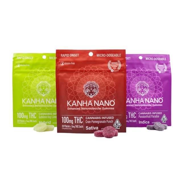 Photograph of product: Acai Blueberry Gummy Nano-300mg-Kanha - 