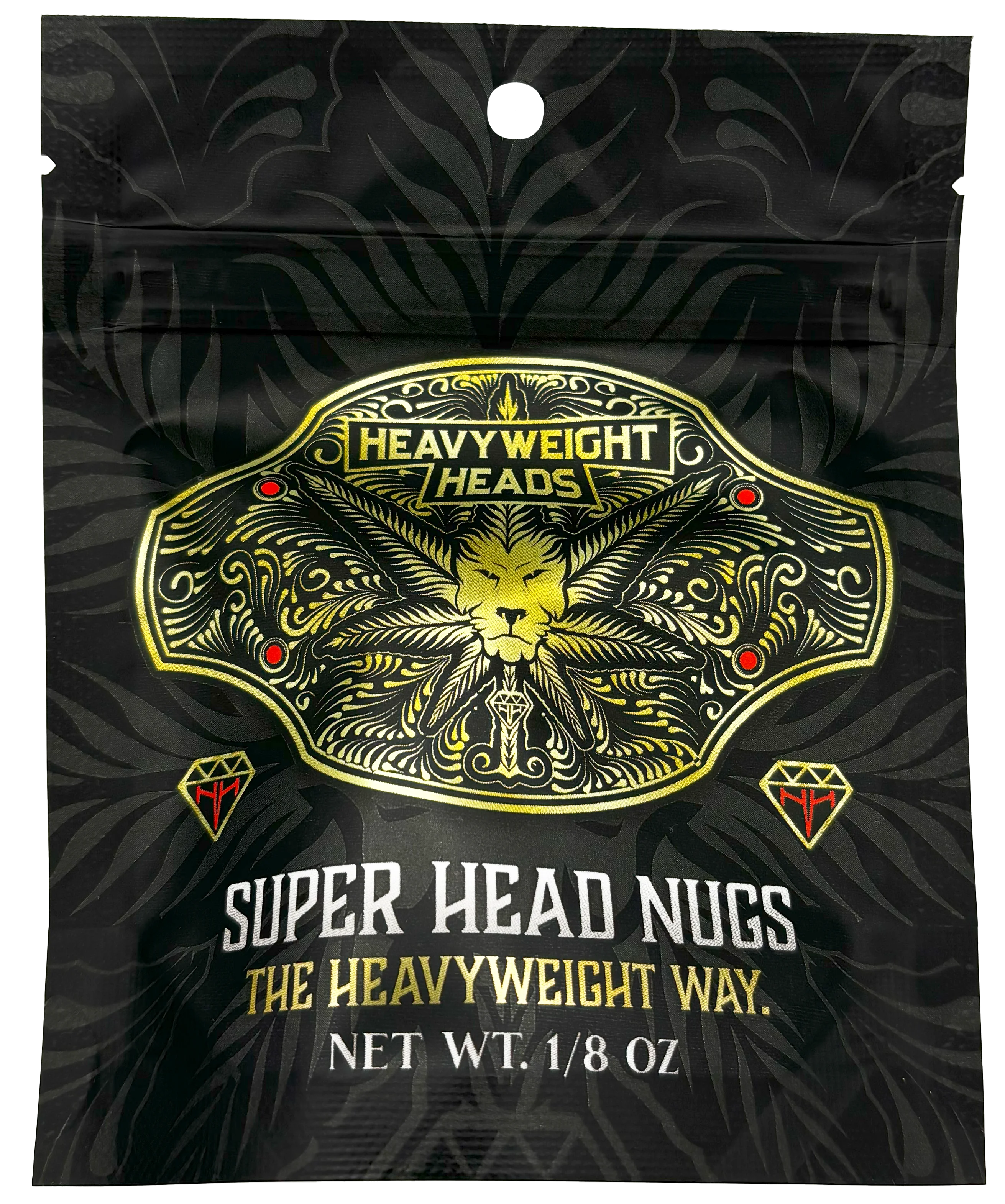 Photograph of product: Heavyweight Heads | Sunshine Kush | Pre-Packaged Flower - 3.5g