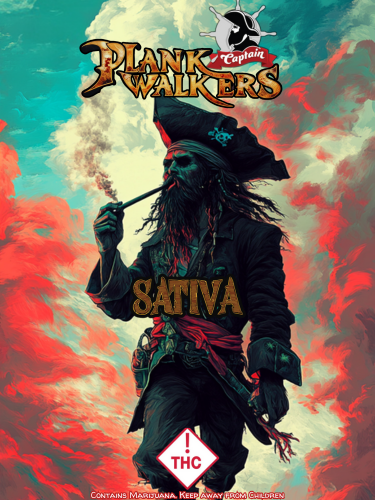 Photograph of product: Captain - Plank Walkers - Strain - 5pk Pre Rolls (S)