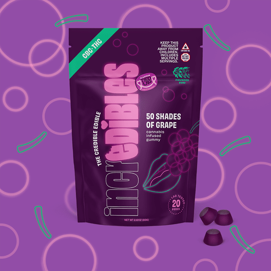 Photograph of product: 50 Shades of Grape | Incredibles | Gummies - 