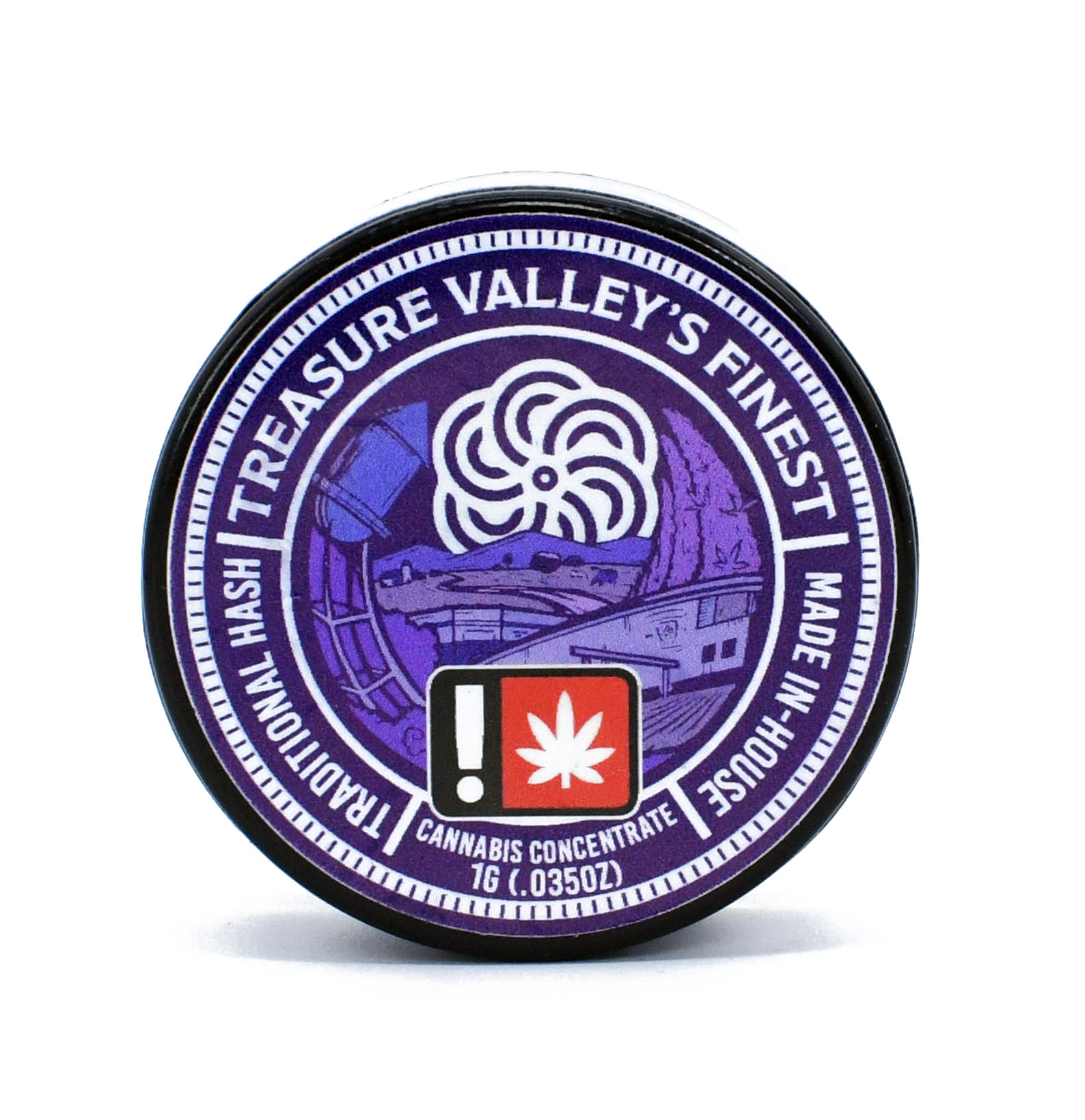 Photograph of product: Treasure Valley's Finest! 1g GORILLA BERRY Full Spectrum Water au chocolat