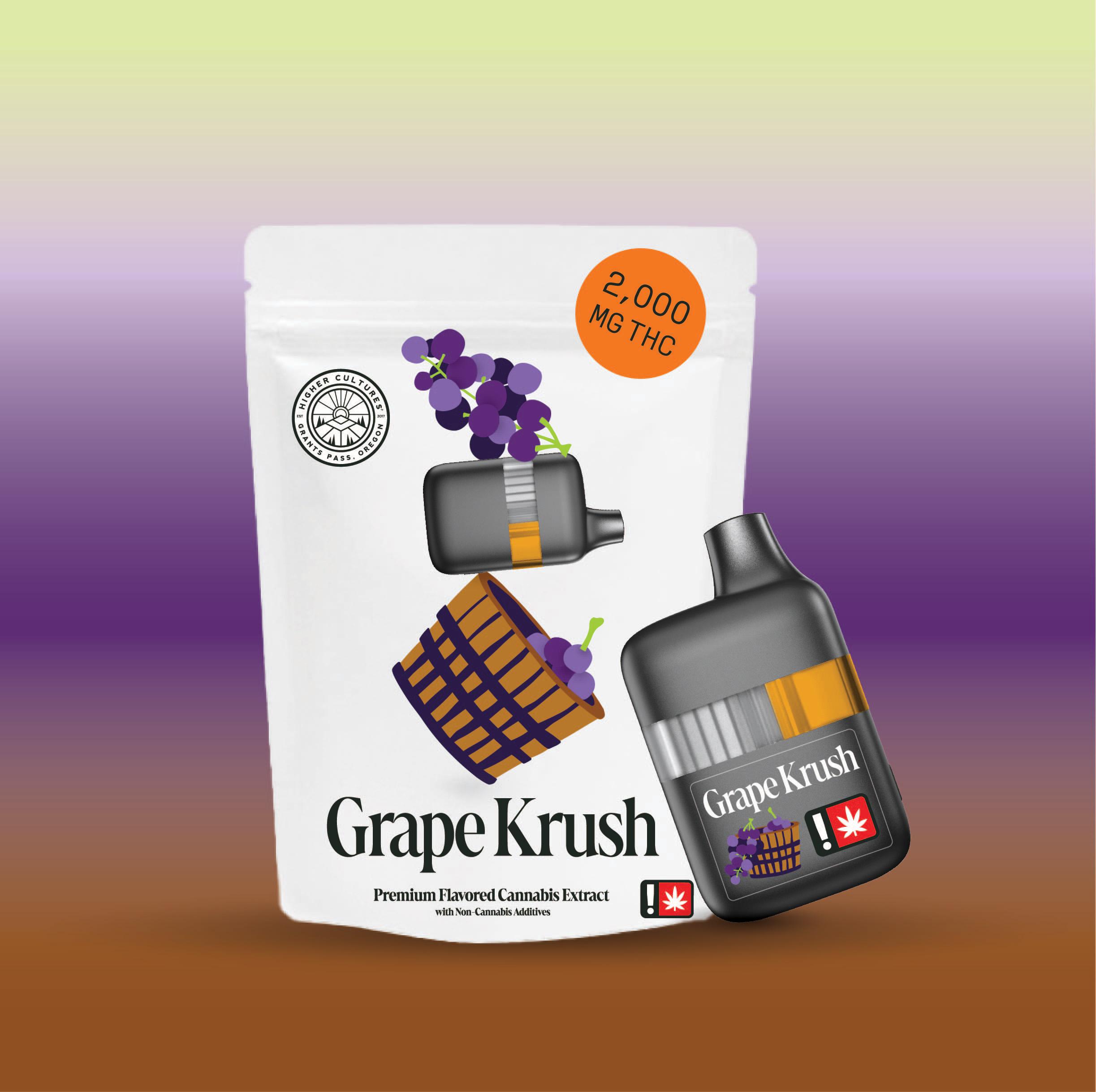 Photograph of product: The Limit - Higher Cultures ALL IN ONE - AiO Grape Krush - Oui'd