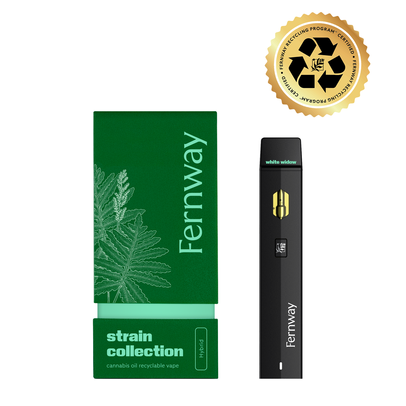 Photograph of product: Fernway White Widow Traveler Vape Cart