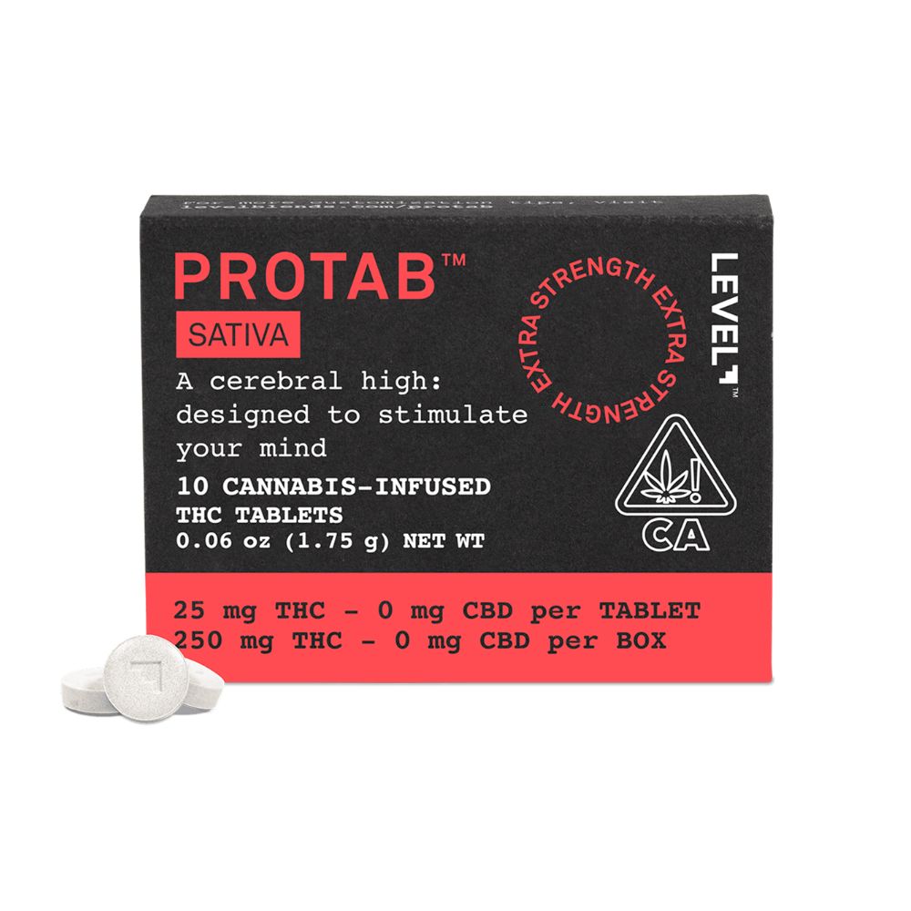 Photograph of product: Oui'd PROTAB 250MG - LEVEL BLENDS