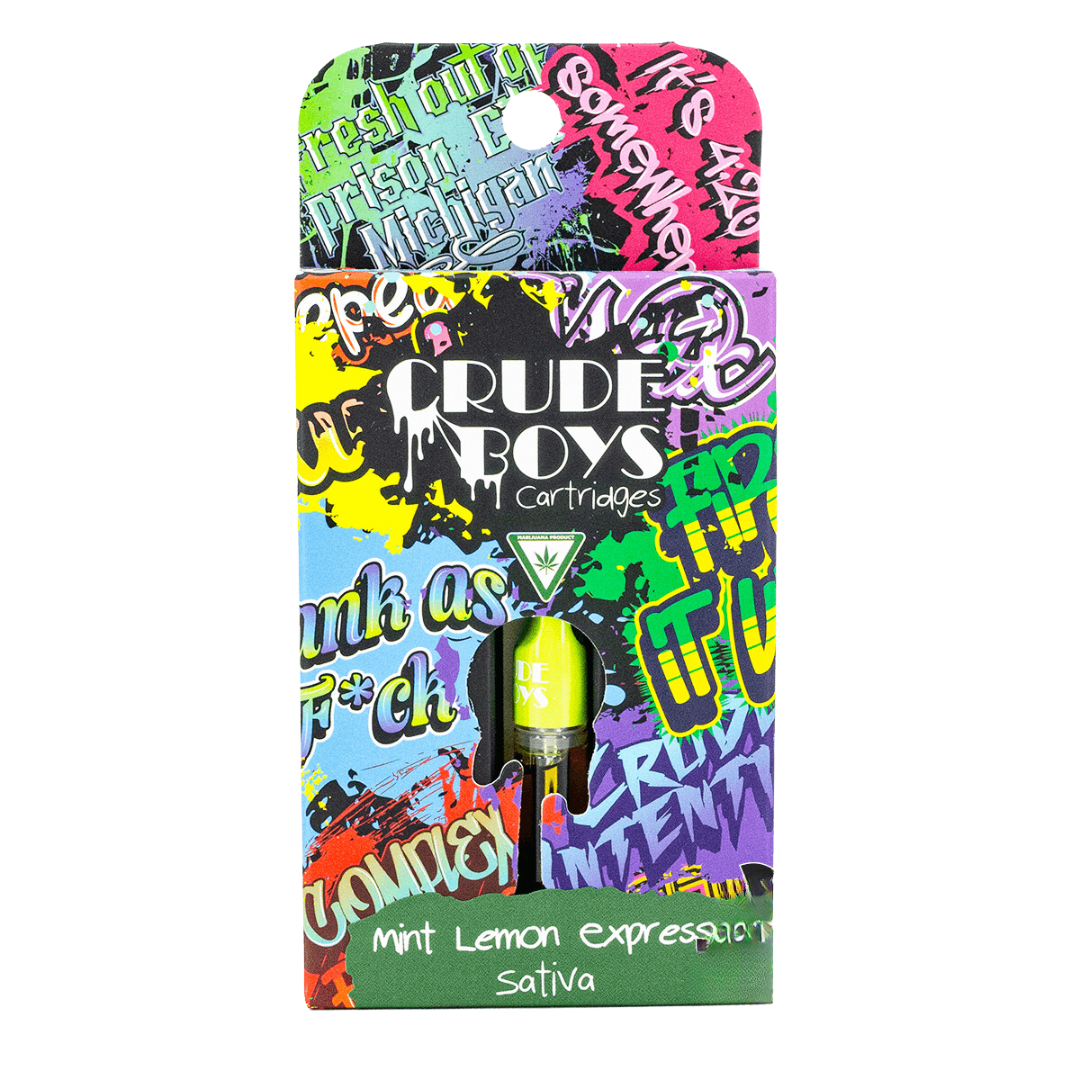 Photograph of product: Crude Boys -  Mint Lemon Express - 1g