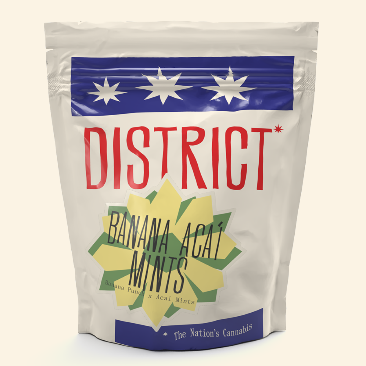Photograph of product: Banana Acai Mints - Oui'd-Hybrid - 3.5g