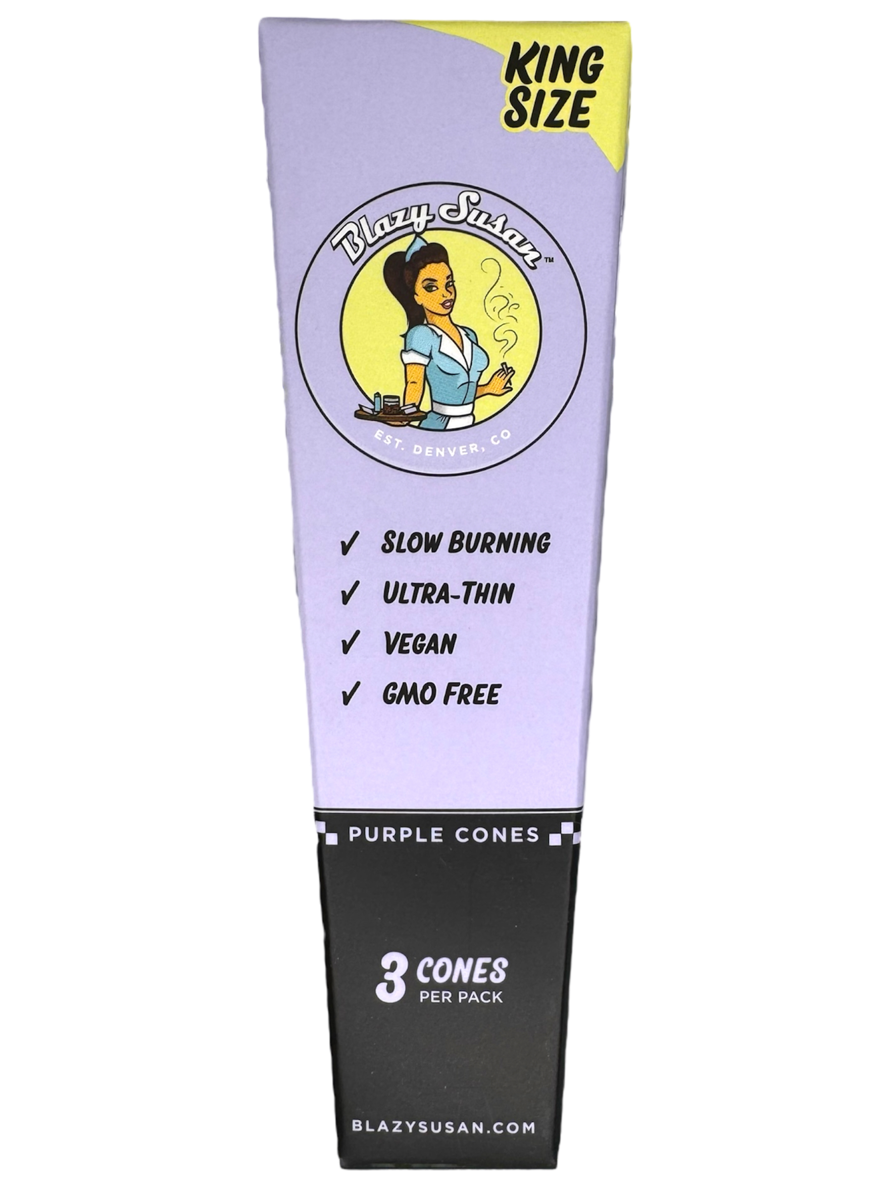 Photograph of product: 3pk King Size Purple Cones