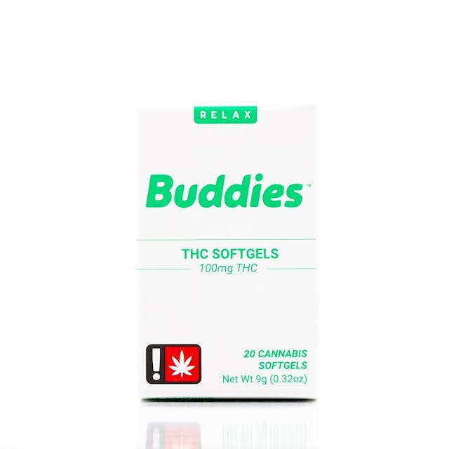 Photograph of product: Softgel Capsules 100mg ea 10pc - 1000mg - Retail