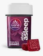 Photograph of product: Wana | 100 mg |  Stay Asleep | Dream Berry