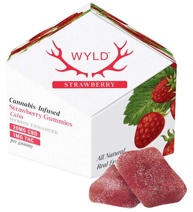 Photograph of product: Wyld | Strawberry 20:1 | 40g 10pk