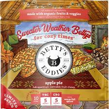 Photograph of product: Apple Pie Sweater Weather Fruit Chews | 50mg - Betty's Eddies