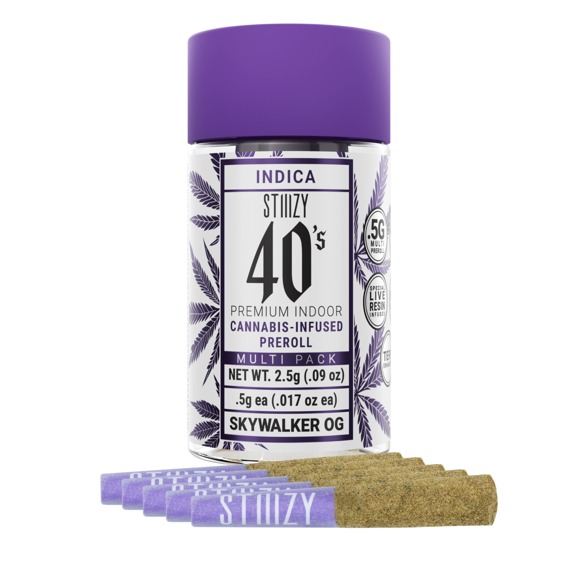 Photograph of product: .5gX5 | Purple Punch | Infused Pre-Roll