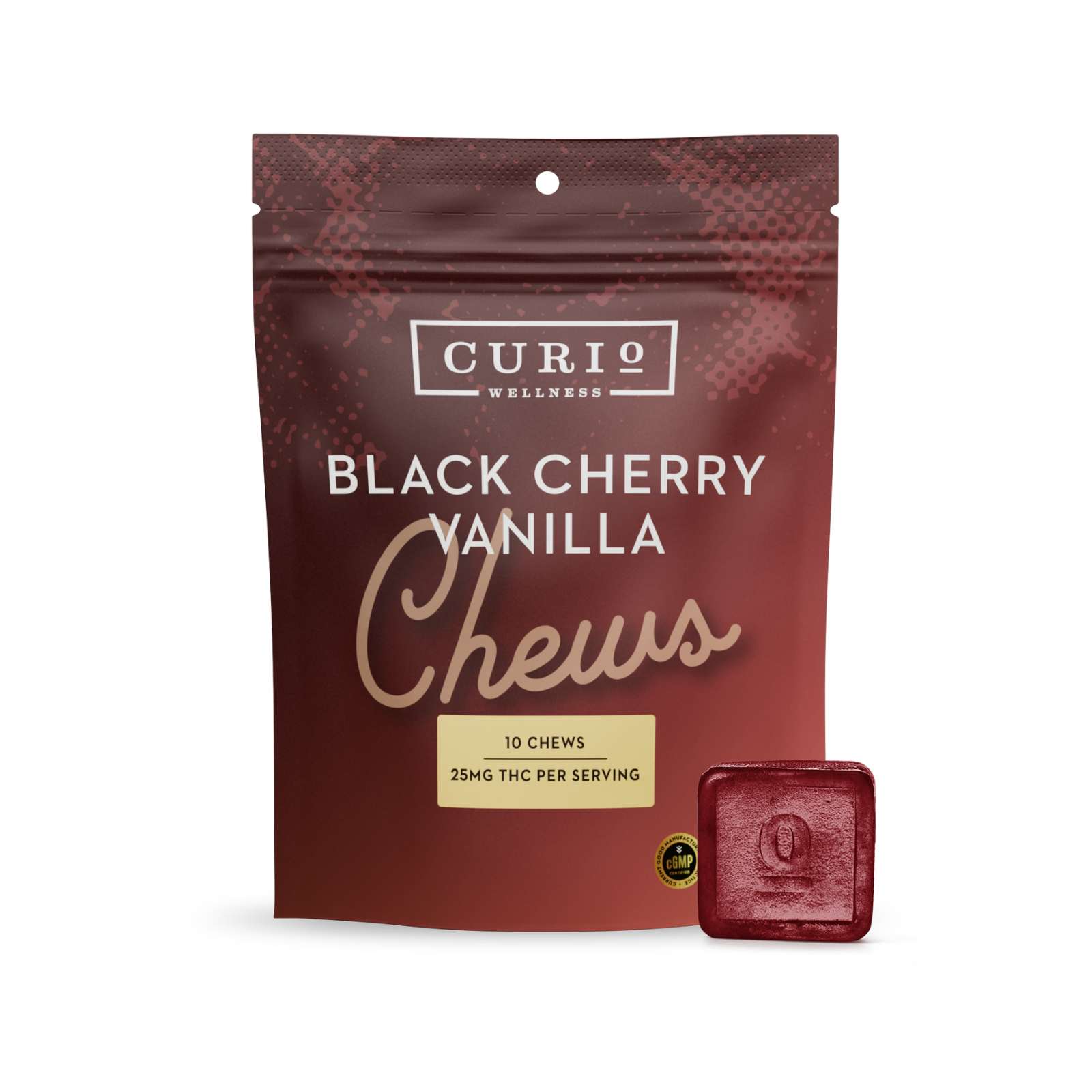 Photograph of product: Black Cherry Vanilla Chews | 25mg