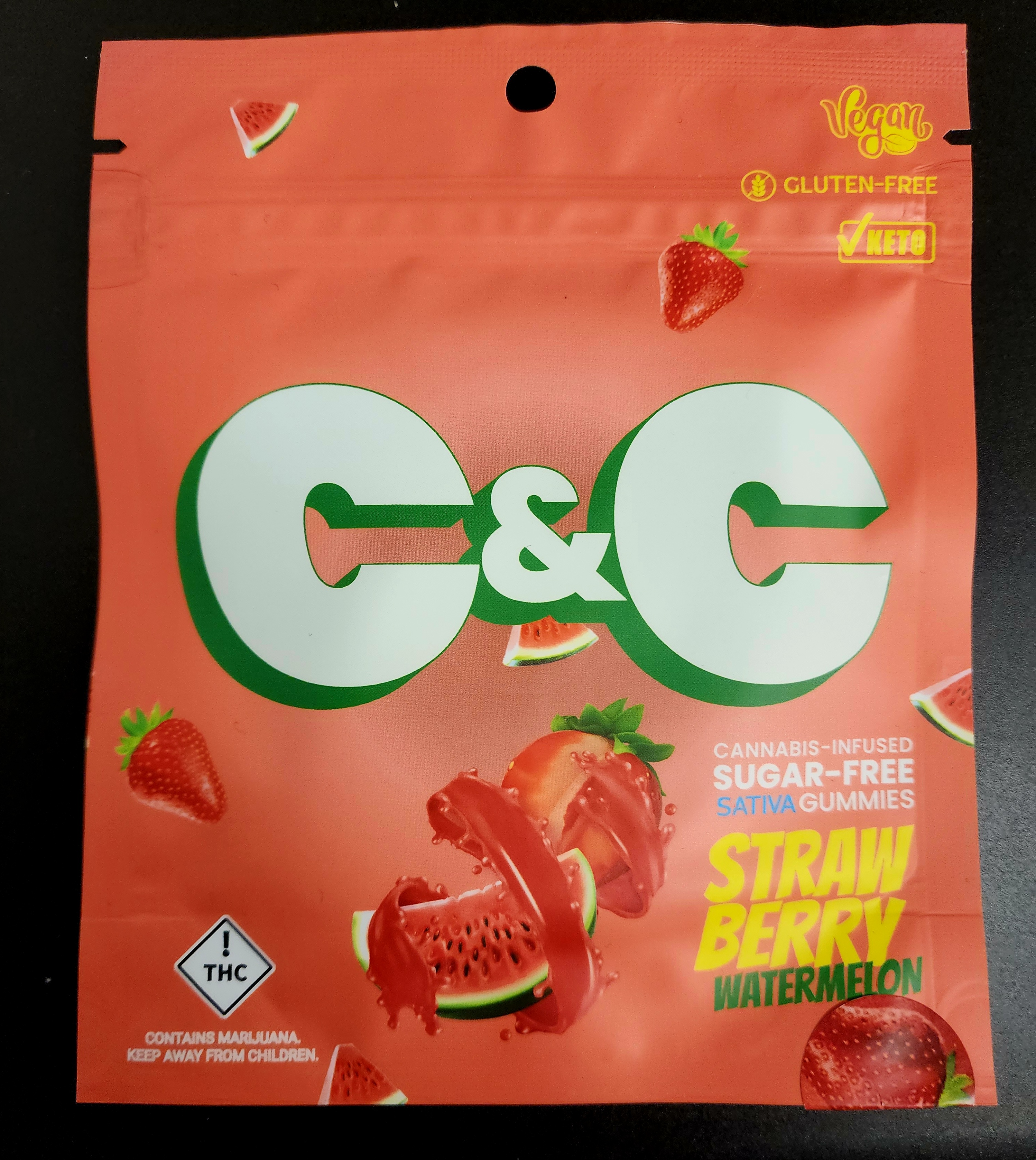 Photograph of product: Strawberry Watermelon Gummies + CBG