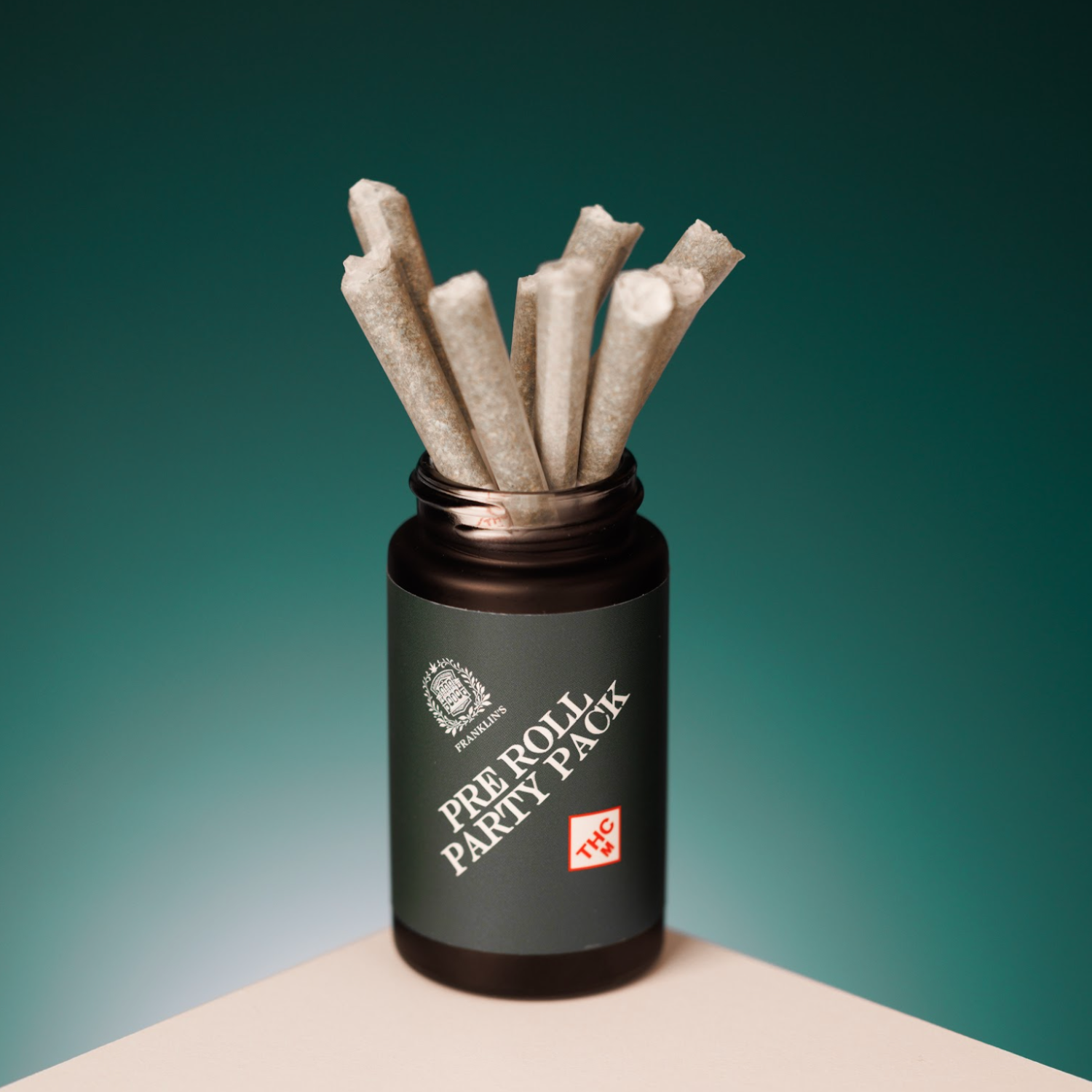 Photograph of product: Franklin's: Pre-Roll Pack | Wise Guy | Party Pack | 0.5g ea | 10pk