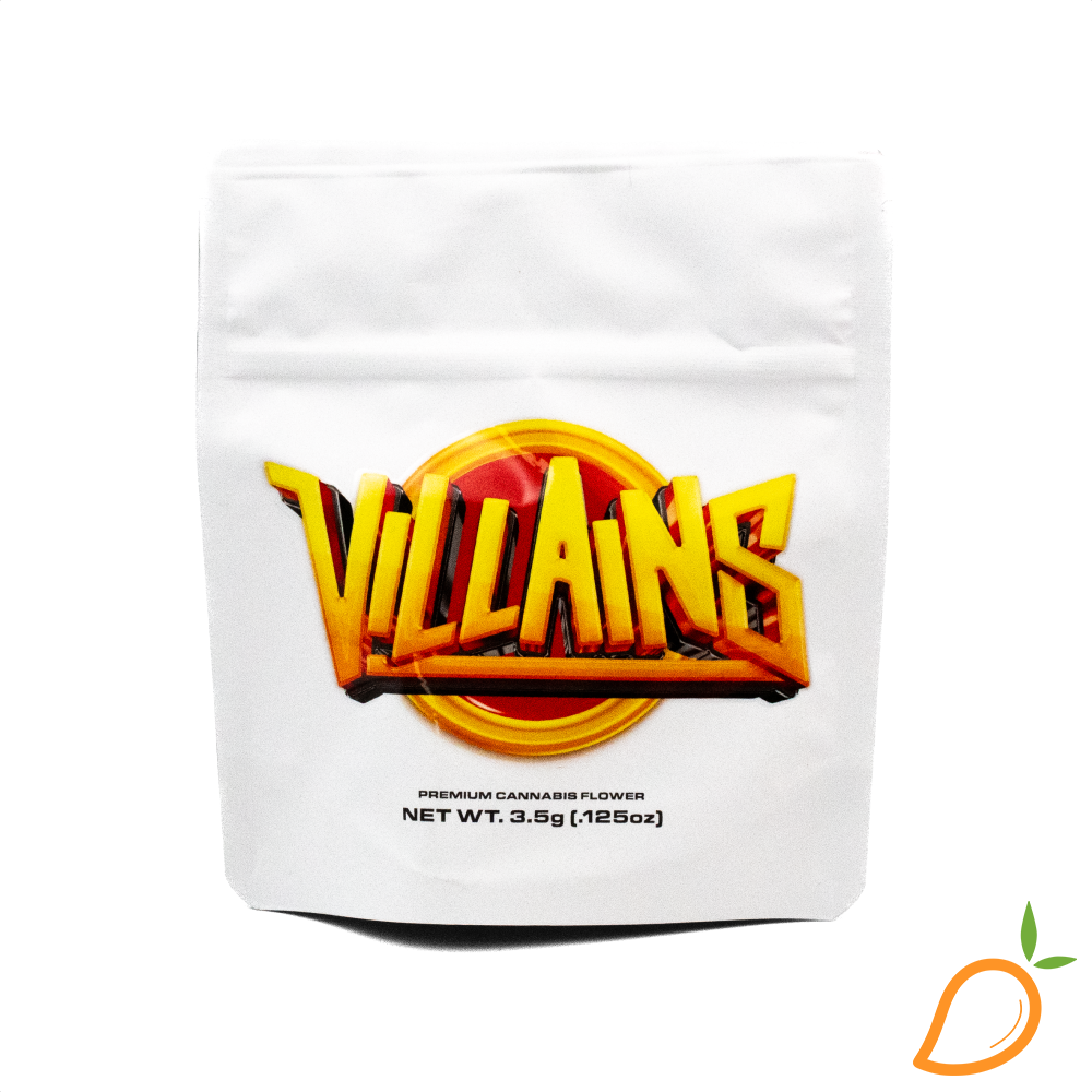 Photograph of product: 3.5g SubZero Prepackaged Flower Villains Co.