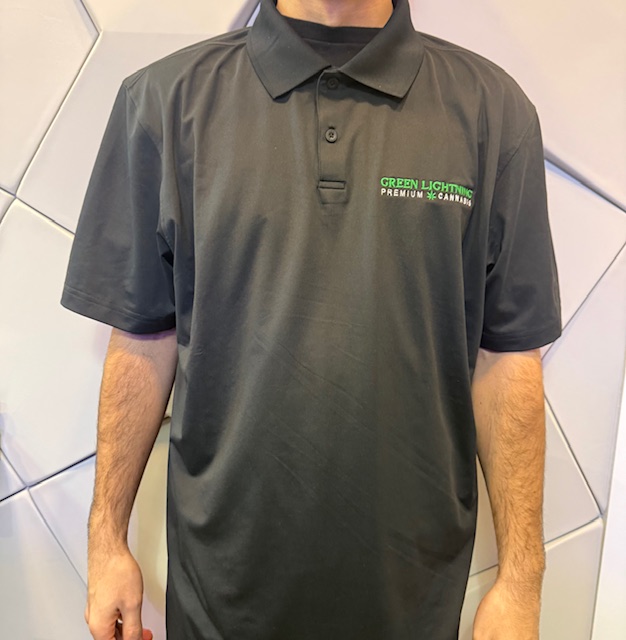 Photograph of product: Green Lightning ~ Polo ~ X Large