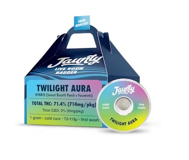 Photograph of product: Jaunty | Twilight Aura | Live Rosin Badder