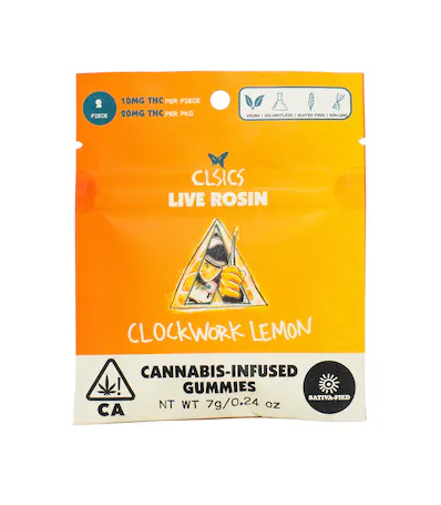 Photograph of product: Clockwork Lemon   20 Mg