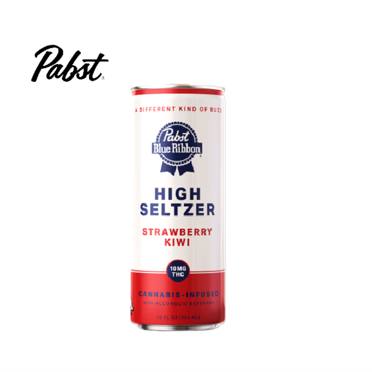 Photograph of product: STRAWBERRY KIWI 10MG INFUSED 12FL OZ SELTZER