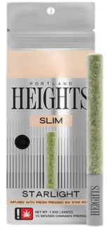 Photograph of product: Portland Heights | STARLIGHT SLIMS: COOL BREEZE Rosin Infused Preroll | 1g