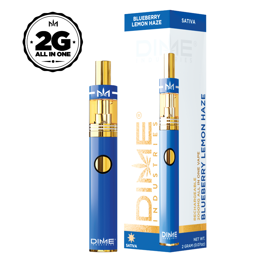 Photograph of product: Blueberry Lemon Haze - Dime Disposable