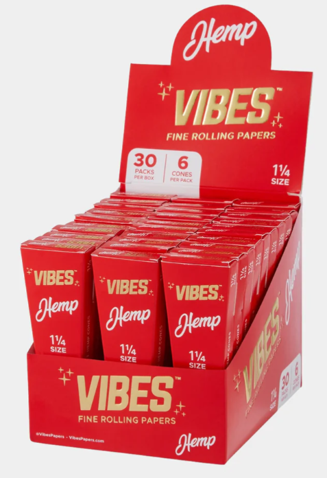 Photograph of product: 1.25" Hemp Cones | 6pk
