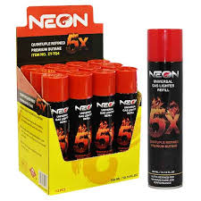 Photograph of product: Neon 5X Butane 300mL