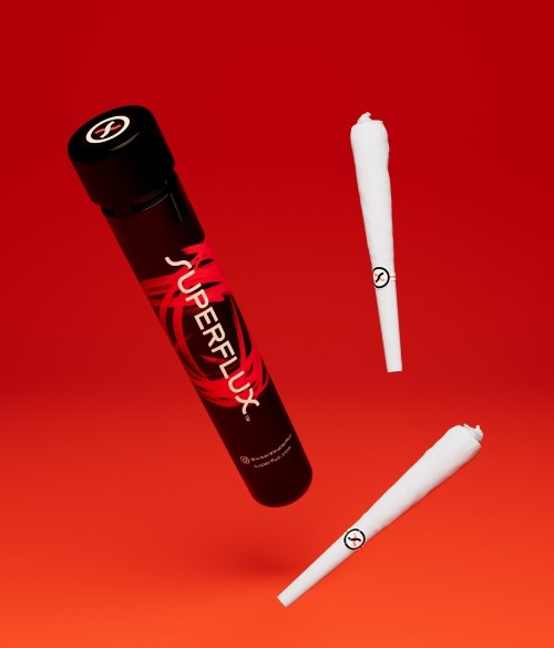 Photograph of product: Scarlet Fire | 2pk Infused Pre-Rolls | 1g