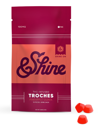 Photograph of product: 10ct/10mg Troches (Pineapple Guava)