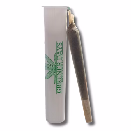 Photograph of product: Greener Days Eighth (1G) PreRoll Peanut Butter Breath