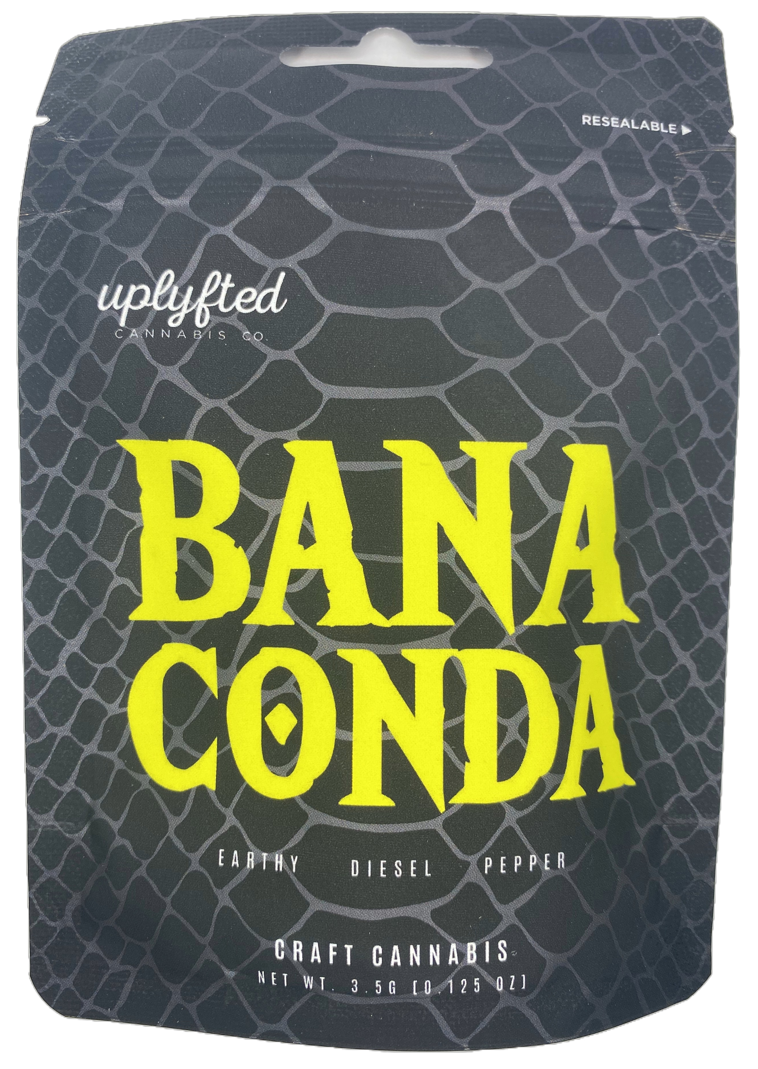 Photograph of product: Uplyfted Oui'd Co. | Banaconda | Pre-Packaged Flower - 14g