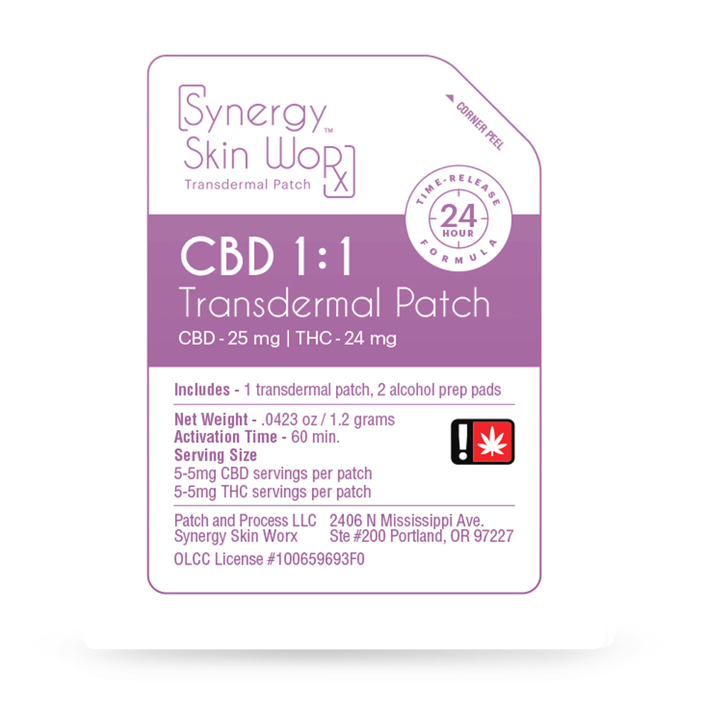 Photograph of product: Transdermal Patch | 1:1 (TH-oui:CBD)