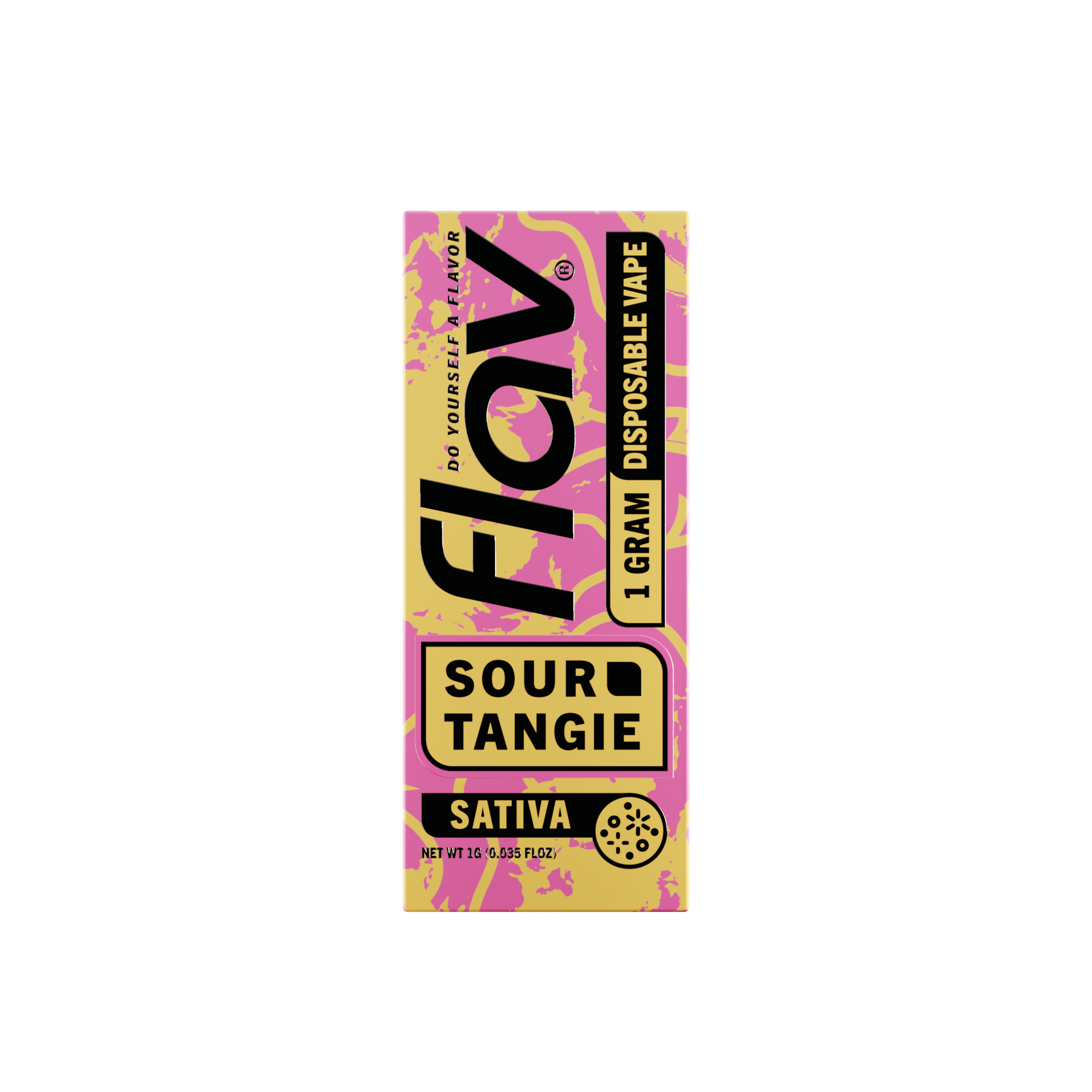 Photograph of product: Sour Tangie - All In One Vape - 1g - Oui'd