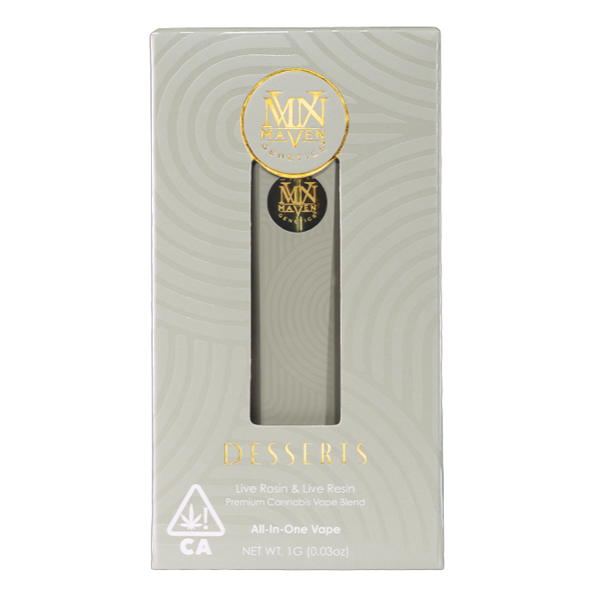 Photograph of product: DESSERTS 1G LIVE ROSIN & LIVE RESIN ALL IN ONE