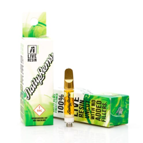 Photograph of product: Natty Rems 1g Resin Cart - Alien Haze